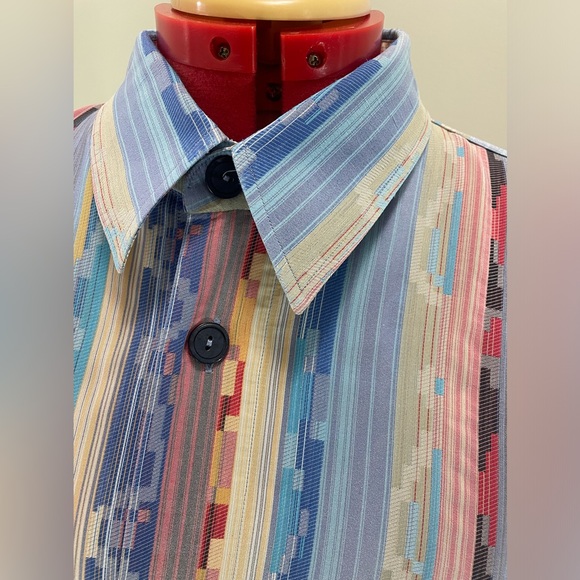 Signum %100 Cotton striped button shirt Sz.XL - Picture 2 of 8